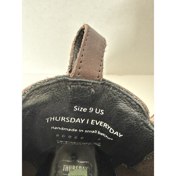 Thursday Boot Co. Duchess Boots in Brown Size 9  Leather Shoes - Picture 9 of 10